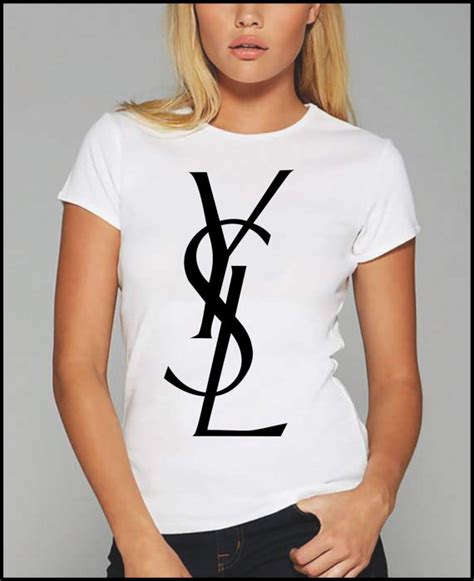 ysl t shirt ladies|women YSL tie.